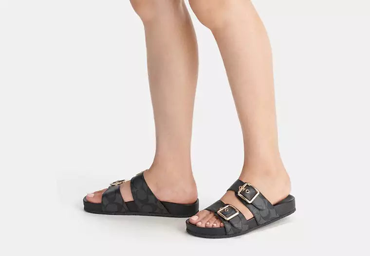Allanah Sandal In Signature Canvas
