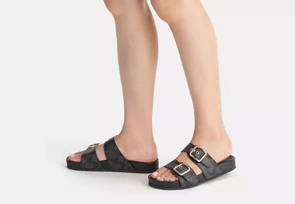 Allanah Sandal In Signature Canvas