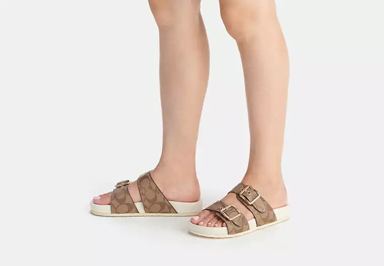 Allanah Sandal In Signature Canvas